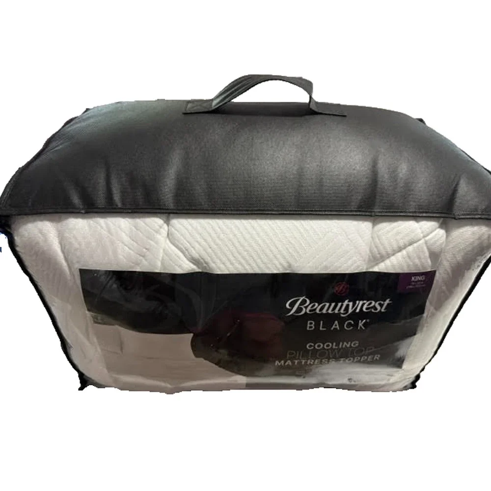 Beautyrest Black King Cooling Pillow Top Mattress Topper 2